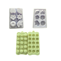 Moule de cuisson en silicone de qualité alimentaire, multi-cavités, motif rose et marguerite, avec trou de suspension, réutilisable, pour la décoration de gâteaux
