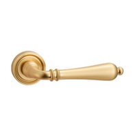 Poignée de porte fendue de style français, design traditionnel, en laiton antique kaki, titane et or caramel, pour salle de bain, chambre, hôtel, villa, maison