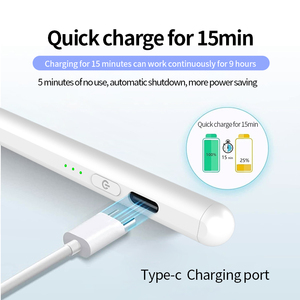 Lápiz Óptico DH de Alta Visibilidad con Carga Rápida, Rechazo de Palma, Inclinación y Pantalla Táctil Activa para <span class=keywords><strong>iPad</strong></span> <span class=keywords><strong>Pro</strong></span>, Air, Mini, <span class=keywords><strong>Dibujo</strong></span> y Escritura - Product Image 3