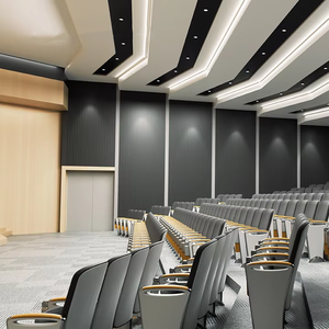 Sillas de Alta Calidad para Teatro, Iglesia, con Mesa y Portapapeles, para Conferencias, Universidad, Auditorio - Product Image 1