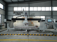 Scie à pont CNC 5 axes pour pierre avec moteur servo, haute productivité, machine de traitement de comptoirs de cuisine