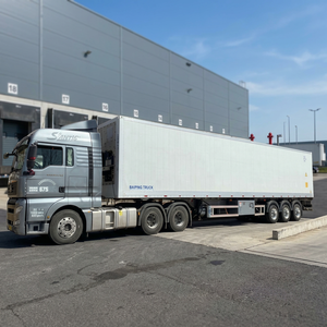 Semi-remorque frigorifique FengNiao à trois essieux, transmission manuelle, nouveau moteur diesel, capacité de charge de 31 à 40 tonnes - Product Image 3