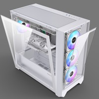 Pabrik kustom Atx penuh menara Case PC game komputer Casing Gamer kaca putih Casin kabinet Casing untuk murah