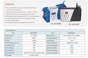 Modulador NTSC/2/DK analógico de un solo canal esencial para equipos de transmisión de TV y <span class=keywords><strong>radio</strong></span> - Product Image 2
