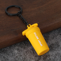 Porte-clés Série Fitness Créative, Breloque haltère et disque de musculation, Pendentif pour sac à dos