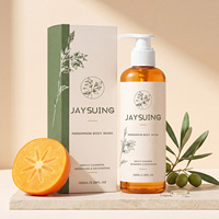 Gel Douche Hydratant et Désodorisant Jaysuing au Kaki : Nettoie en Profondeur, Réduit les Odeurs, Anti-Dessèchement