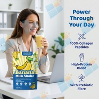 Poudre de substitut de repas au collagène de banane OEM/ODM sous marque privée pour hommes et femmes : gestion du poids et peau éclatante
