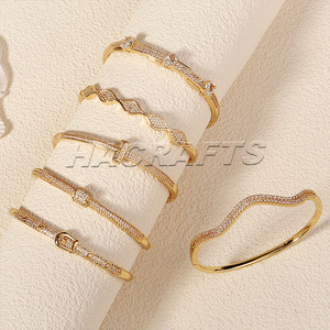 Bracciale di Lusso con Diamanti Fornito dalla Fabbrica, Gioiello Aperto per Uomo e <span class=keywords><strong>Donna</strong></span>, <span class=keywords><strong>Regalo</strong></span> per San Valentino - Product Image 4