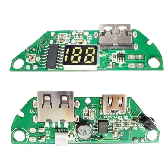 USB 충전 핸드 워머 회로 기판 PCBA 프로그램 개발 디지털 충전 온수 가방 마스터 제어 보드 클론