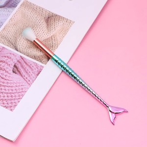 Juego <span class=keywords><strong>de</strong></span> 4 <span class=keywords><strong>Brochas</strong></span> <span class=keywords><strong>de</strong></span> <span class=keywords><strong>Maquillaje</strong></span> para Ojos con Forma <span class=keywords><strong>de</strong></span> <span class=keywords><strong>Cola</strong></span> <span class=keywords><strong>de</strong></span> <span class=keywords><strong>Sirena</strong></span>, <span class=keywords><strong>Brochas</strong></span> <span class=keywords><strong>de</strong></span> Precisión <span class=keywords><strong>de</strong></span> Pelo Sintético para Difuminar en Forma Plana - Product Image 6
