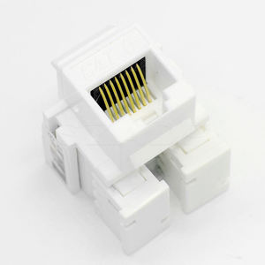 Module de réseau LAN de module de coupleur RJ45 UTP 8P8C RJ45/Cat6 Jack trapézoïdal non blindé - Product Image 1