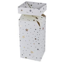 Nouvelle boîte de bon personnalisée en forme de bonbon recyclable estampage à chaud boîtes de biscuits de Noël boîte de papier d'emballage de bonbon au chocolat