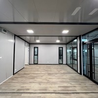 Casa Container Espandibile con Telaio Nero e Layout Interno Personalizzabile, Adatta per Vivere in Singolarità o in Comunità
