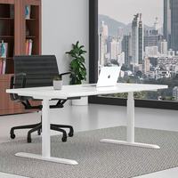 Meubles de bureau modernes, pied de table en acier, hauteur réglable, bureau d'ordinateur pas cher, haute qualité, installation simple, Escritorio
