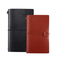 Cuaderno de Viaje A5 A6 A7, Organizador de Cuaderno de Cuero con Cuerda Elástica, Diario, Cuaderno de Bocetos con Páginas en Blanco
