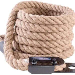 Corda Decorativa in Iuta da 6mm, <span class=keywords><strong>Filo</strong></span> <span class=keywords><strong>di</strong></span> Canapa per Lampade e Design d'Interni, Cordoncino Intrecciato Creativo Fai-da-Te per Decorazioni Domestiche - Product Image 1