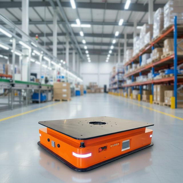 TZBOT 8 Hours Long Endurance Unmanned Mobile Robot 1500kg Carrying Capacity Autonomous Laser Slam AMR with Rotary Jacking Device