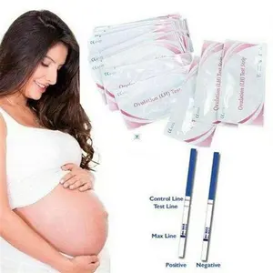 Strip Kaset uji LH ovulasi, mudah dioperasikan higienis presisi tinggi Strip uji LH untuk uji ovulasi