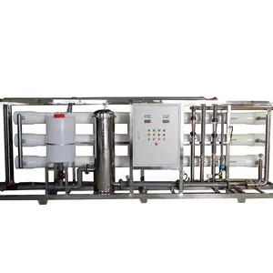 Máquina de água pura com filtro RO, equipamento de tratamento de água por osmose reversa em grande escala, 15 T/H