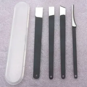 Kit d'outils de pédicure professionnel en acier inoxydable ensemble de couteaux à ongles incarnés couteaux de pédicure pour les pieds