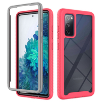 Pour Samsung Galaxy S20 FE Protection intégrale du corps antichoc avant coque arrière pour Samsung S20 21 23 24 FE avec cadre avant