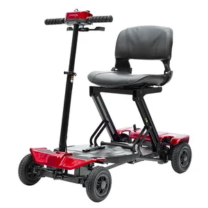 2023 Draagbare Goedkope Prijs Opvouwbare 4-wiel Elektrische Scootmobiel Voor Ouderen En Gehandicapten