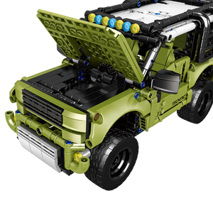 ZHEGAO <strong>Pull</strong> Back Off-road Vehicle Car Toys 763PCS Building <strong>Blocks</strong> Toys Kits DIY ABS Toys for Kids - Product Image 4