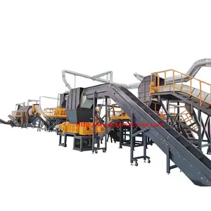 QE Granulators Waste Tire Shredding Recycling Machine/desec Tire Recycling Two-shaft Shredder Machine