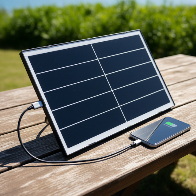 High Power Output Fast Charging Capability 20W 15W 10W Portable Solar Panel Phone Charger