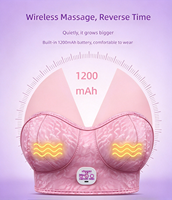 Appareil de massage vibrant à basse pression auto-guiderable pour la zone thoracique et le bien-être des tissus mammaires favorisant la circulation sanguine