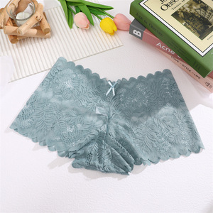 Braguitas de Encaje Suave Transparentes Sin Costuras para Mujer, con Entrepierna de Algodón, Éxito de Ventas Transfronterizo en Europa y América - Product Image 6