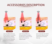 Appareil de croissance capillaire 650 nm pour usage en clinique de trichologie non médicale et en salon de coiffure, pour le traitement de la perte de cheveux