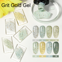Gel Polish Grit Gold de Haute Qualité, Kit de Gels à Ongles Multicolores, Nouvelle Collection Tendance pour Salons de Manucure, Gel UV Non Toxique, Vente en Gros