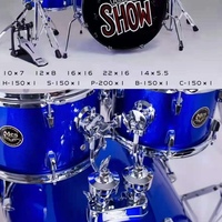 Acoustic Drum Set Portable Musical Instrument Percussion Kit