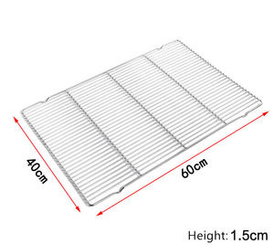 平底不粘不锈钢排油盘冷却架面包店烘焙烤架 - Product Image 6
