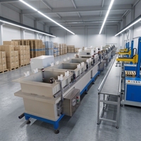 Machine de galvanoplastie métallique pour plaqué or et zinc avec réservoir central, ligne de placage