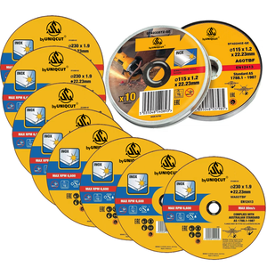 Disques de découpe abrasifs <span class=keywords><strong>CUTO</strong></span> OEM pour une coupe précise de l'acier inoxydable et du métal avec garantie de 3 ans - Product Image 1