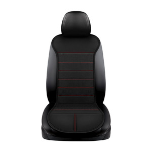 <b>Car</b> Heated Seat Cushion Pu Leather 12V 24V Universal Winter Use Single Piece Edge Binding - Product Image 5
