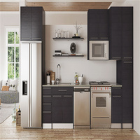 Meubles de cuisine modulaires PRIMA LUXURY AMAZING en contreplaqué résistant à l'humidité avec îlot central pour maisons familiales