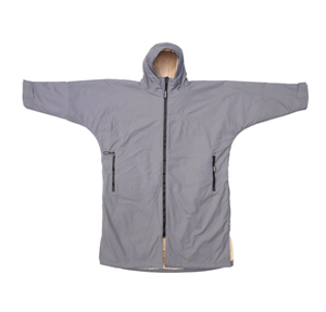 Parka de natation fluorescente personnalisée avec logo, robe de changement imperméable et sèche pour hommes et femmes, plage, piscine - Product Image 4