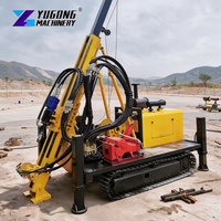 Mini-foreuse de carottage 70m avec moteur hydraulique pour le travail d'échantillonnage de sols et de roches