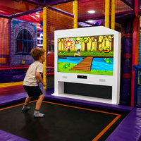 Sistema de Juego Interactivo con Sensor de Movimiento para Trampolín AR de 55 Pulgadas para Parques de Trampolín Interiores