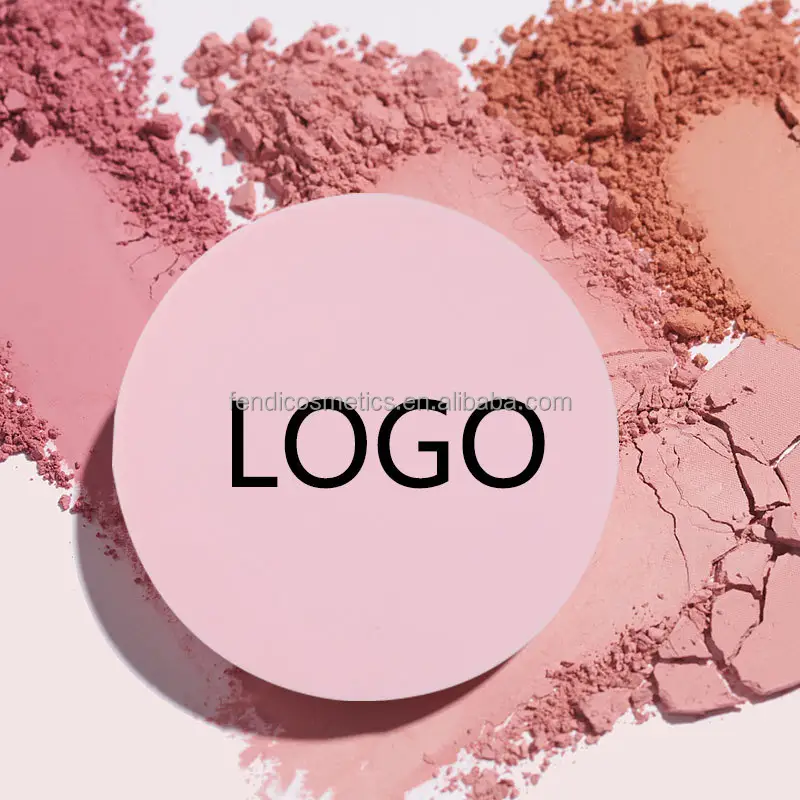 Pink White Blush Palette Make Your Own Makeup Customization Blush Powder Multi-Function Private Label Blush Makeup