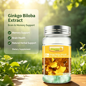 Cápsulas de extracto de Ginkgo Biloba OEM, suplemento natural de Ginkgo Biloba, apoyo inmunológico y para la memoria para adultos, cápsulas de suplemento dietético. - Product Image 4