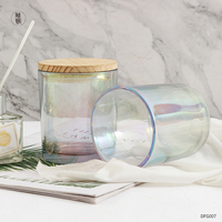 Bougie votif de noël pour mariage, décor personnalisé, unique en verre galvanisé, pot pour la fabrication de bougie