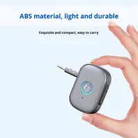 Nouveau récepteur BT 5.3 pour voiture, adaptateur audio BT, kit mains libres, récepteur BT pour voiture avec prise audio AUX 3,5 mm