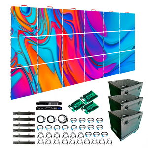 Siêu 500x500 khung khóa Panels HD 4K p2.604 Side tường hiển thị tổ chức sự kiện giá rẻ <span class=keywords><strong>LED</strong></span> Video tường ngoài trời cho màn hình nhôm <span class=keywords><strong>LED</strong></span> bảng điều chỉnh - Product Image 1