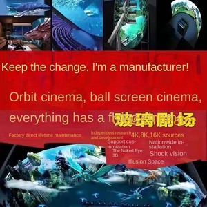 Grand site panoramique Cinéma à écran sphérique 3D à vision directe Chine Sichuan Chongqing Jiangxi Zhejiang Yunnan Guizhou - Product Image 2