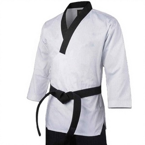 Uniforme de Taekwondo de Último Diseño, Alta Calidad, Logotipo Personalizado, Secado Rápido, Transpirable, Anti-Encogimiento, Corte Ajustado, Poliéster/Algodón - Product Image 1