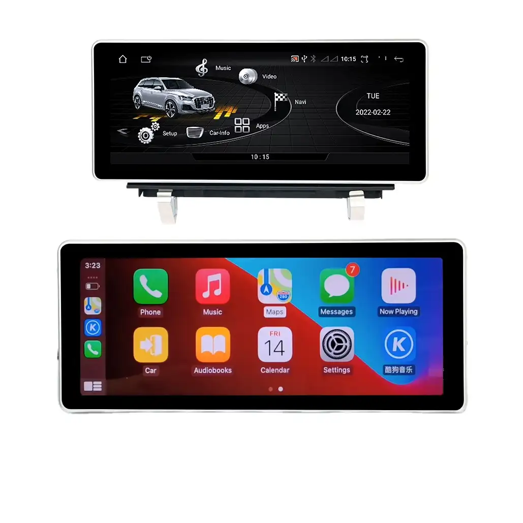Автомобильный стерео-проигрыватель с сенсорным экраном 10,25 дюйма, 8 ядер, ANDROID 11, GPS-навигация для Audi Q3 2013-2018, автомобильный DVD-проигрыватель с Wi-Fi, Carplay